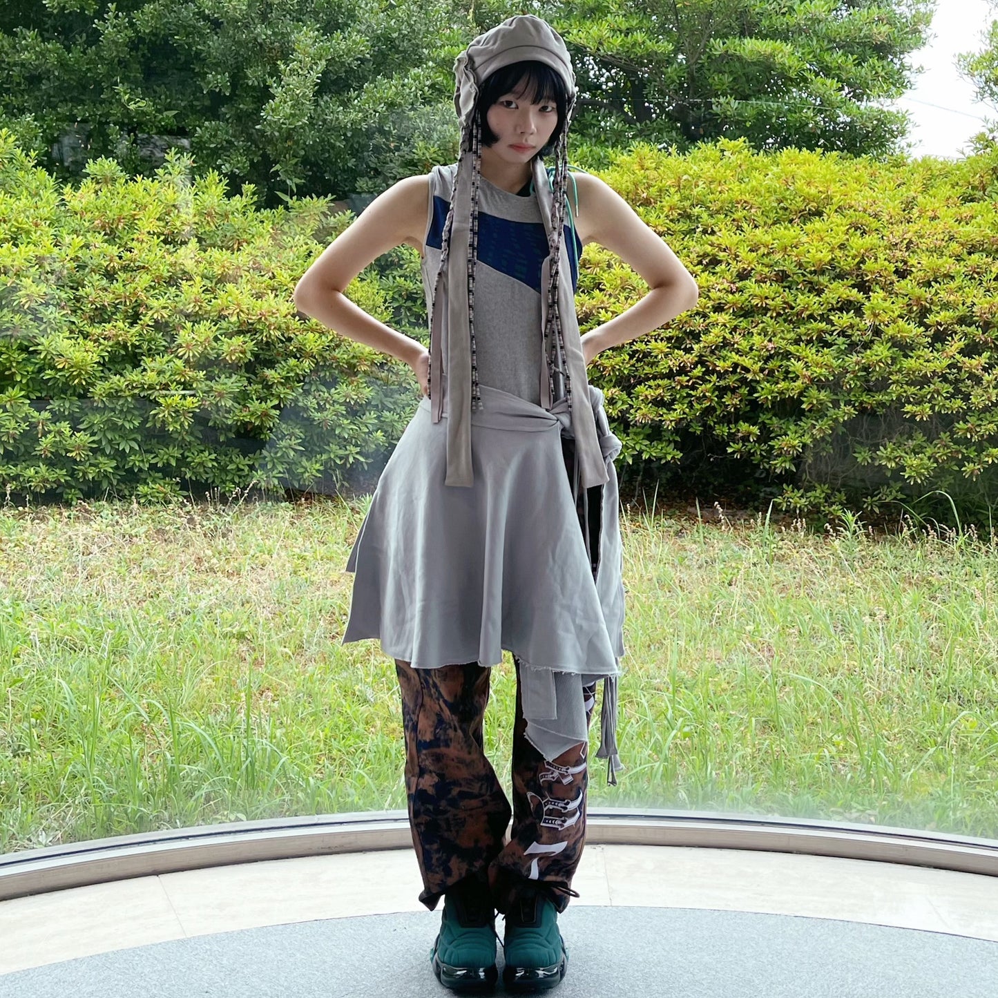Wrap Skirt & Bag / Black / ラップスカート&バッグ