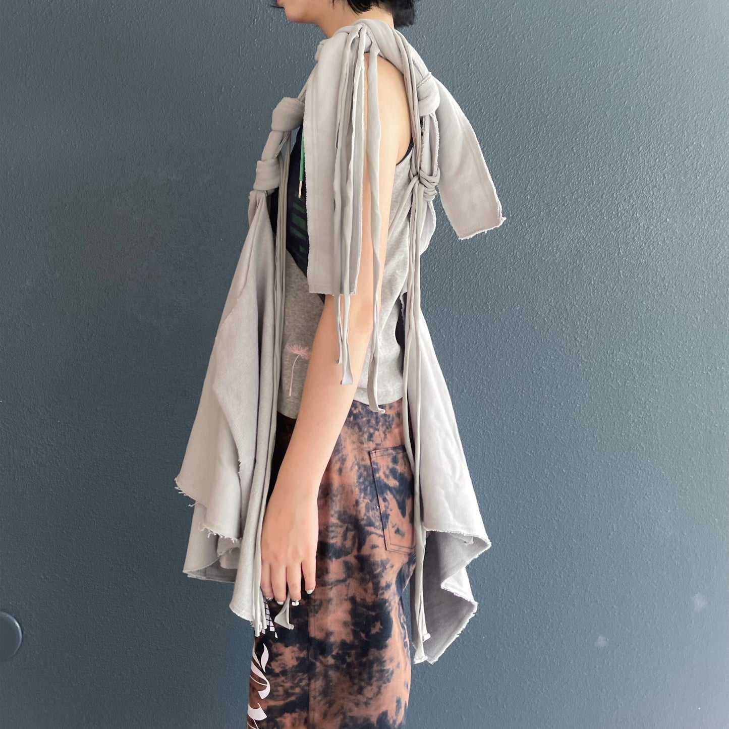 Wrap Skirt & Bag / Black / ラップスカート&バッグ