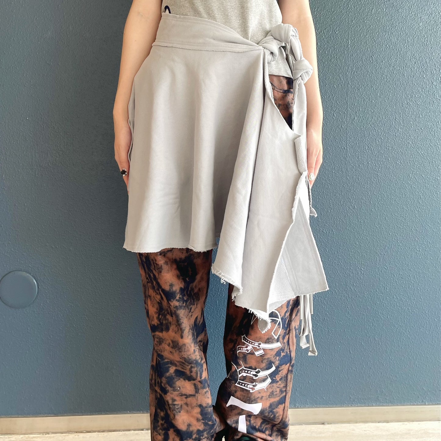 Wrap Skirt & Bag / Black / ラップスカート&バッグ