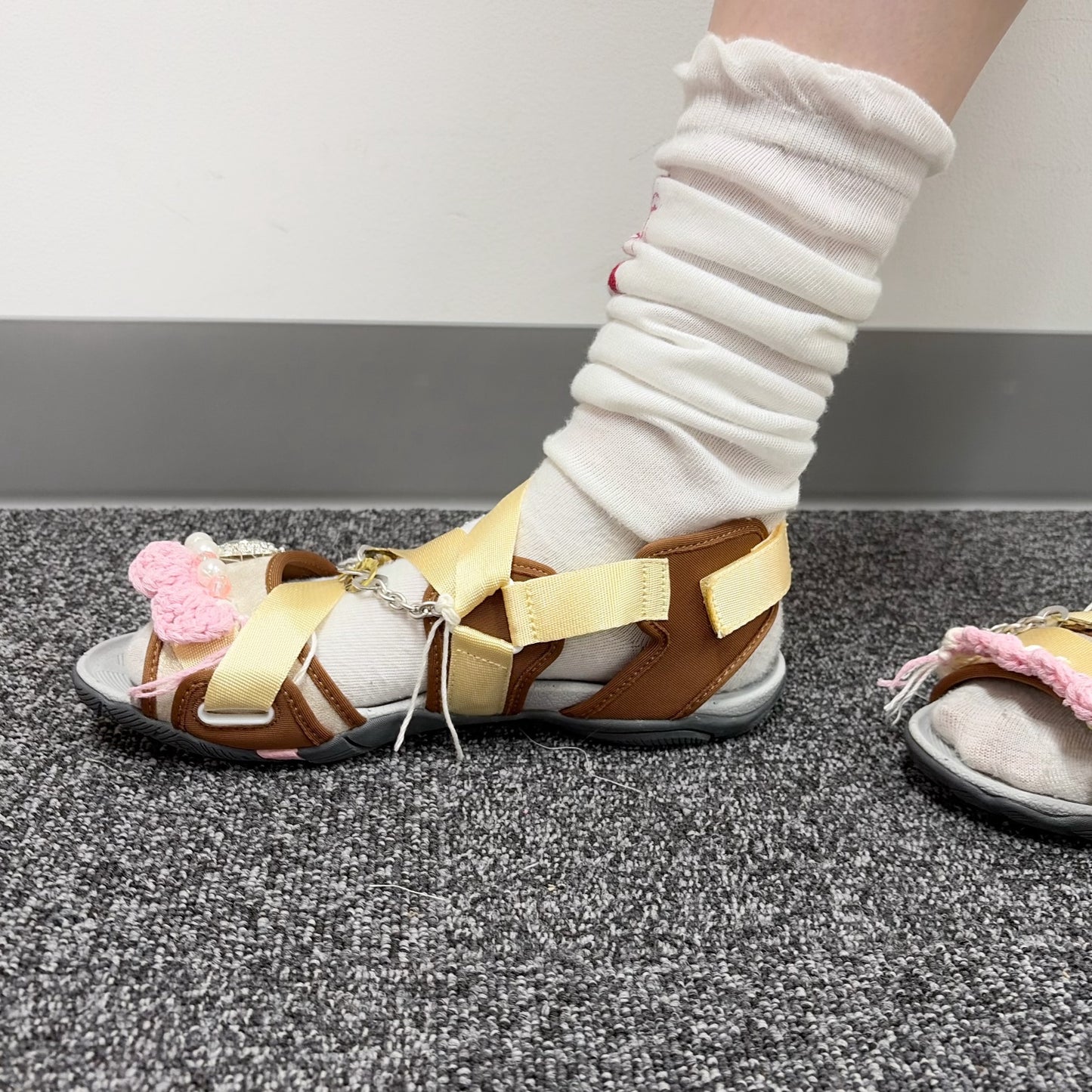 Custom sandal / brown / カスタムサンダル