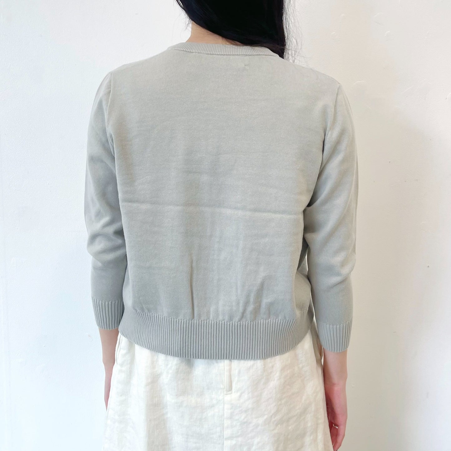 tulip cardigan / gray / チューリップカーディガン
