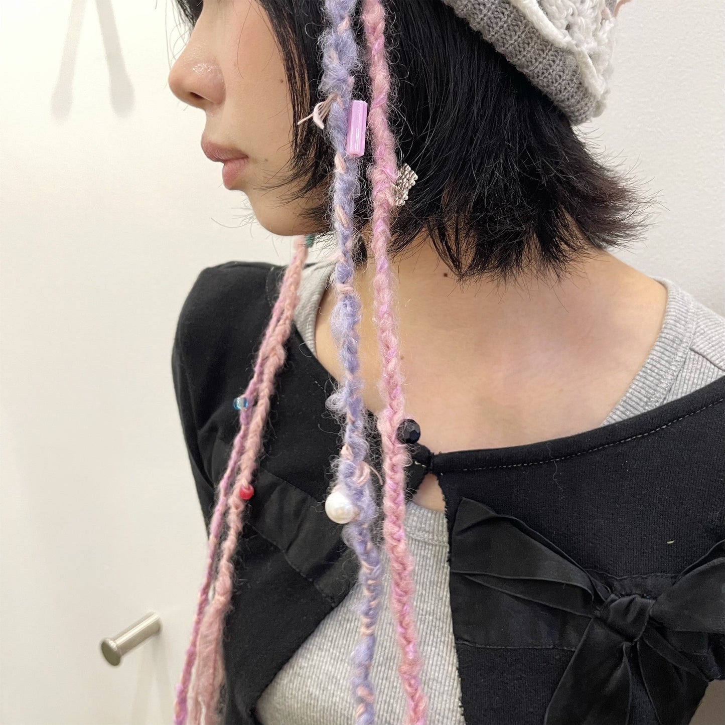 fairy beanie / Gray / フェアリーニットビーニー