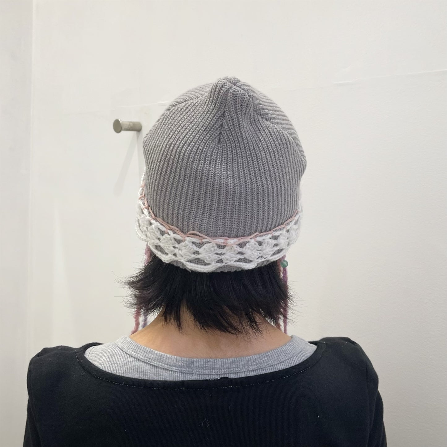 fairy beanie / Gray / フェアリーニットビーニー