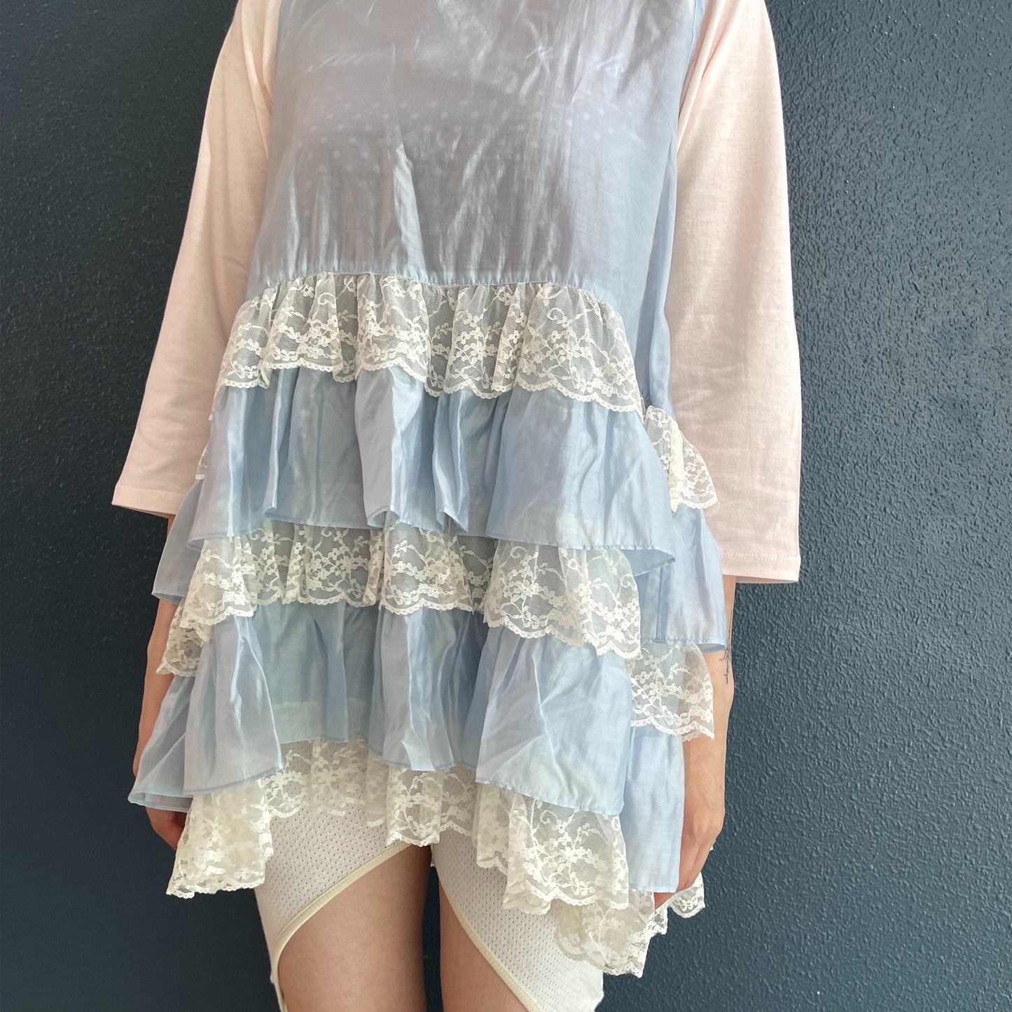 Odelia flapper dress / Powder blue / ベビードールドレス