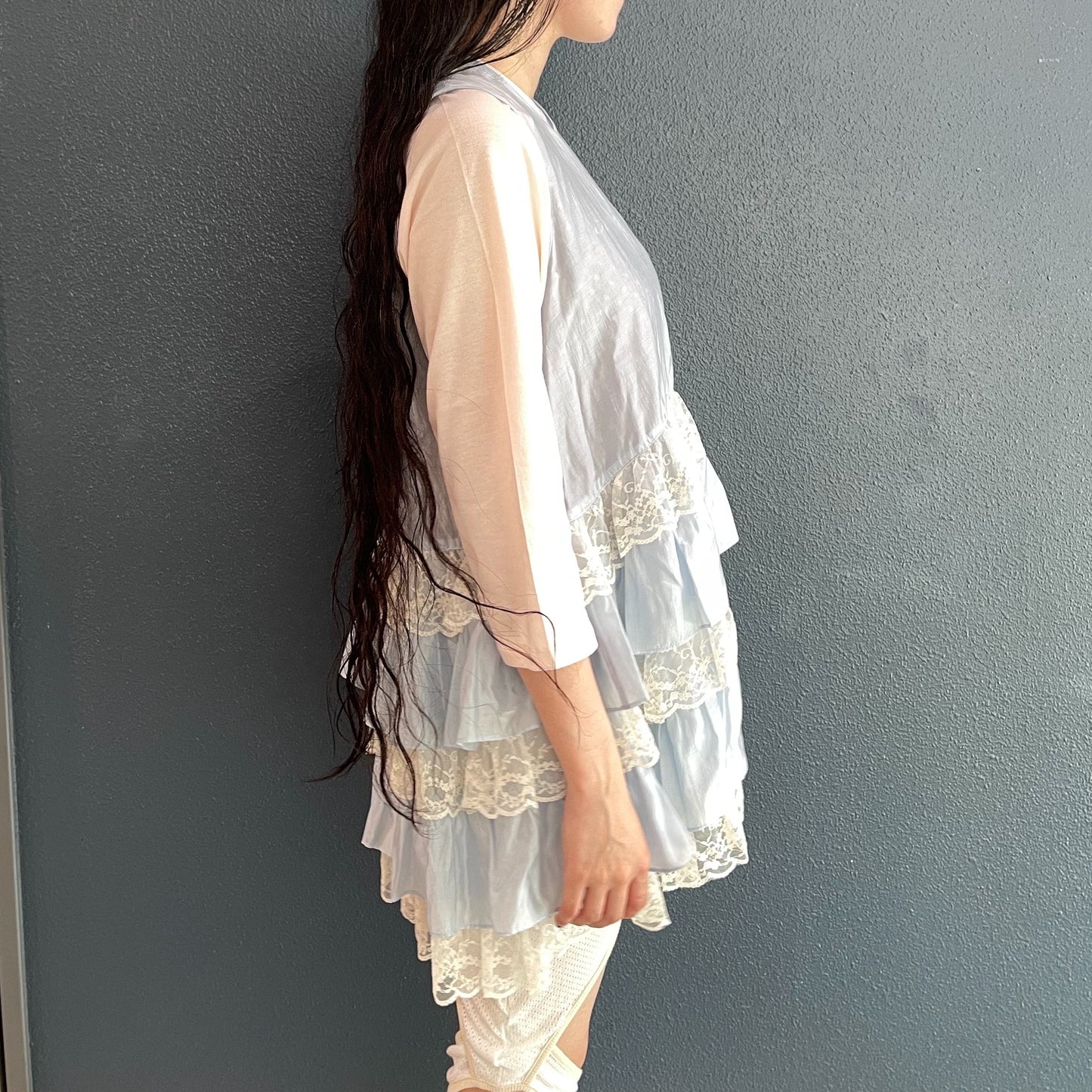 Odelia flapper dress / Powder blue / ベビードールドレス