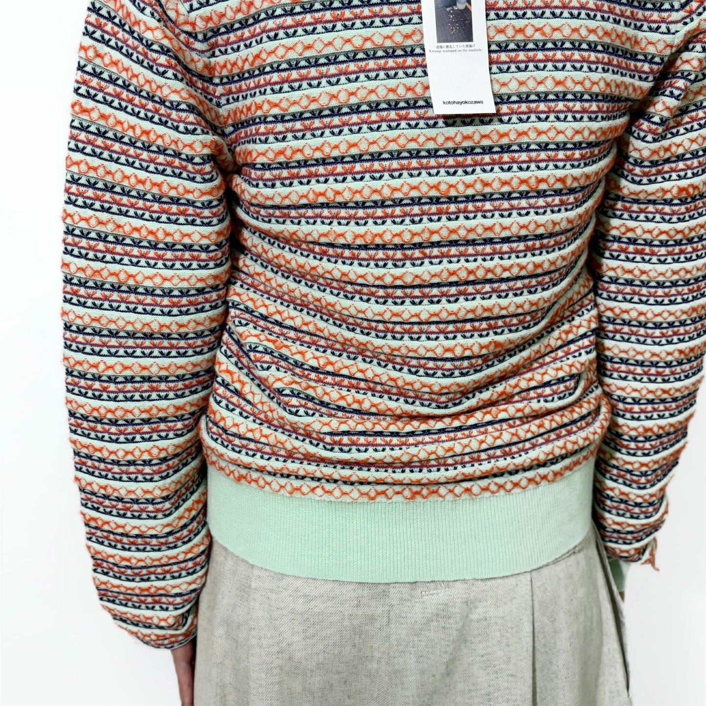 SKIPPER KNIT REGULAR / MINT / マルチカラーニット