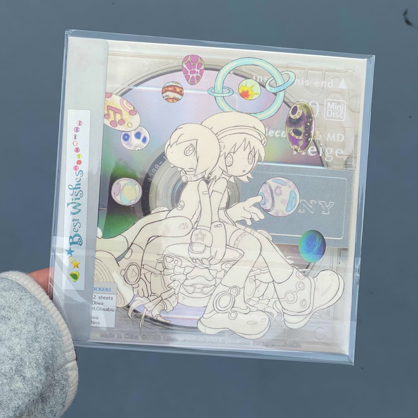 【oliwa】CD sticker set / ステッカーセット