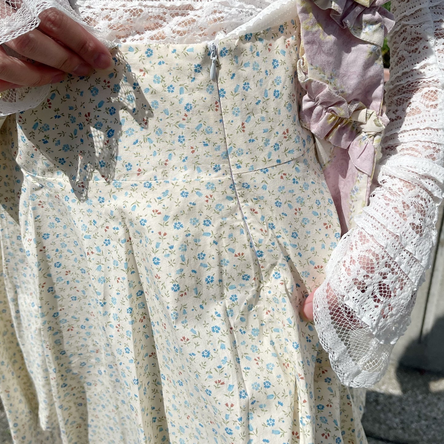 PIXIE SKIRT / MULTI / ピクシーフローラルスカート