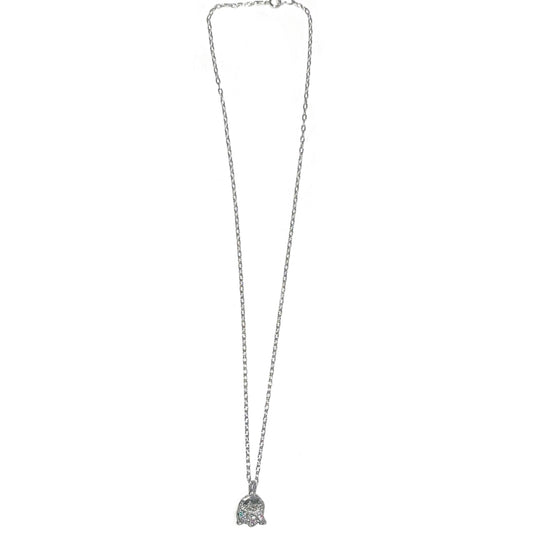 Ghost necklace / zirconia / おばけネックレス