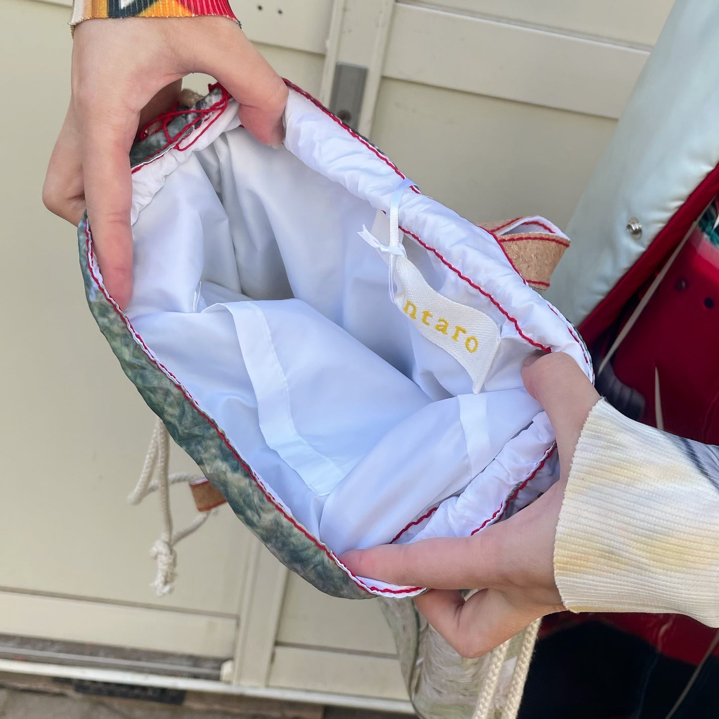 【SHEEP別注】print knapsack / SHEEP / タフタプリントナップサック