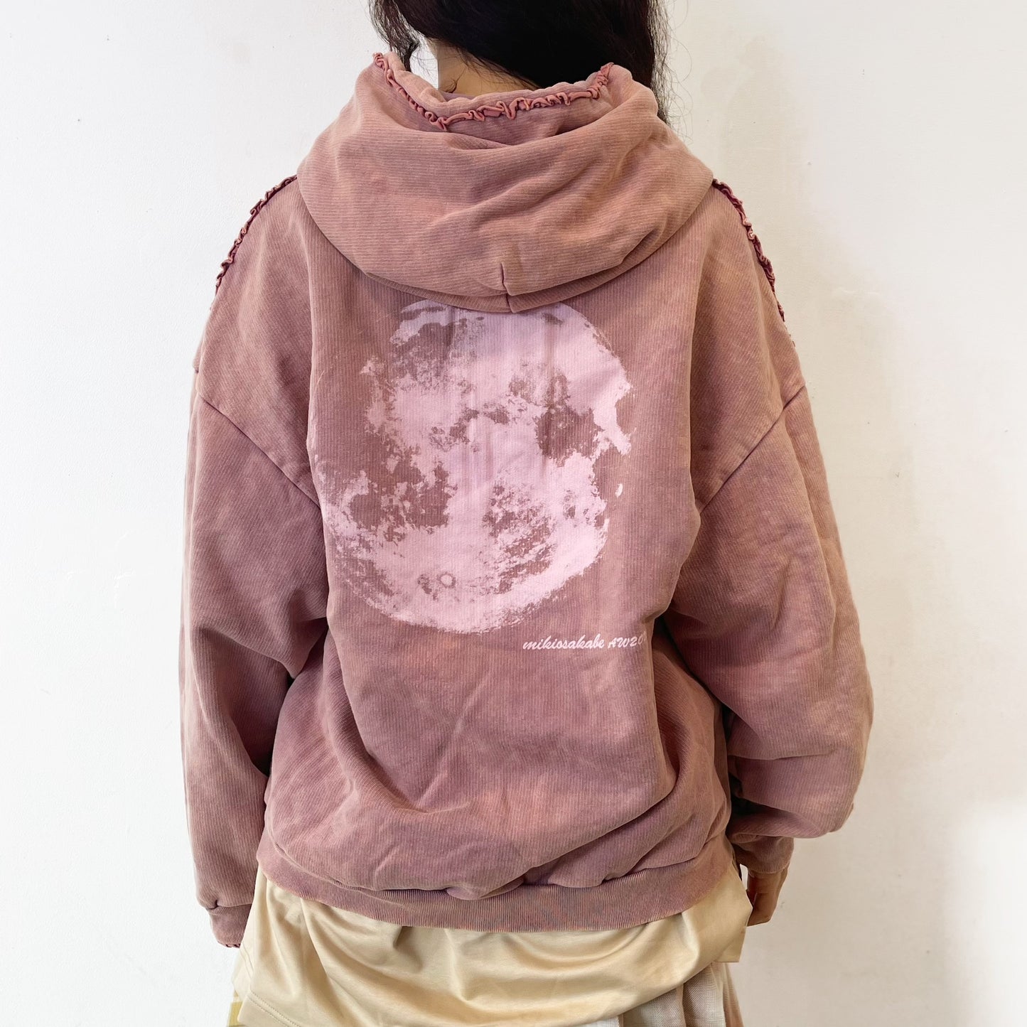 MINI FRILL WASHED PARKA / PINK / フリルウォッシュパーカ