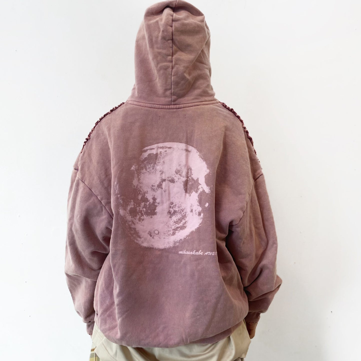 MINI FRILL WASHED PARKA / PINK / フリルウォッシュパーカ