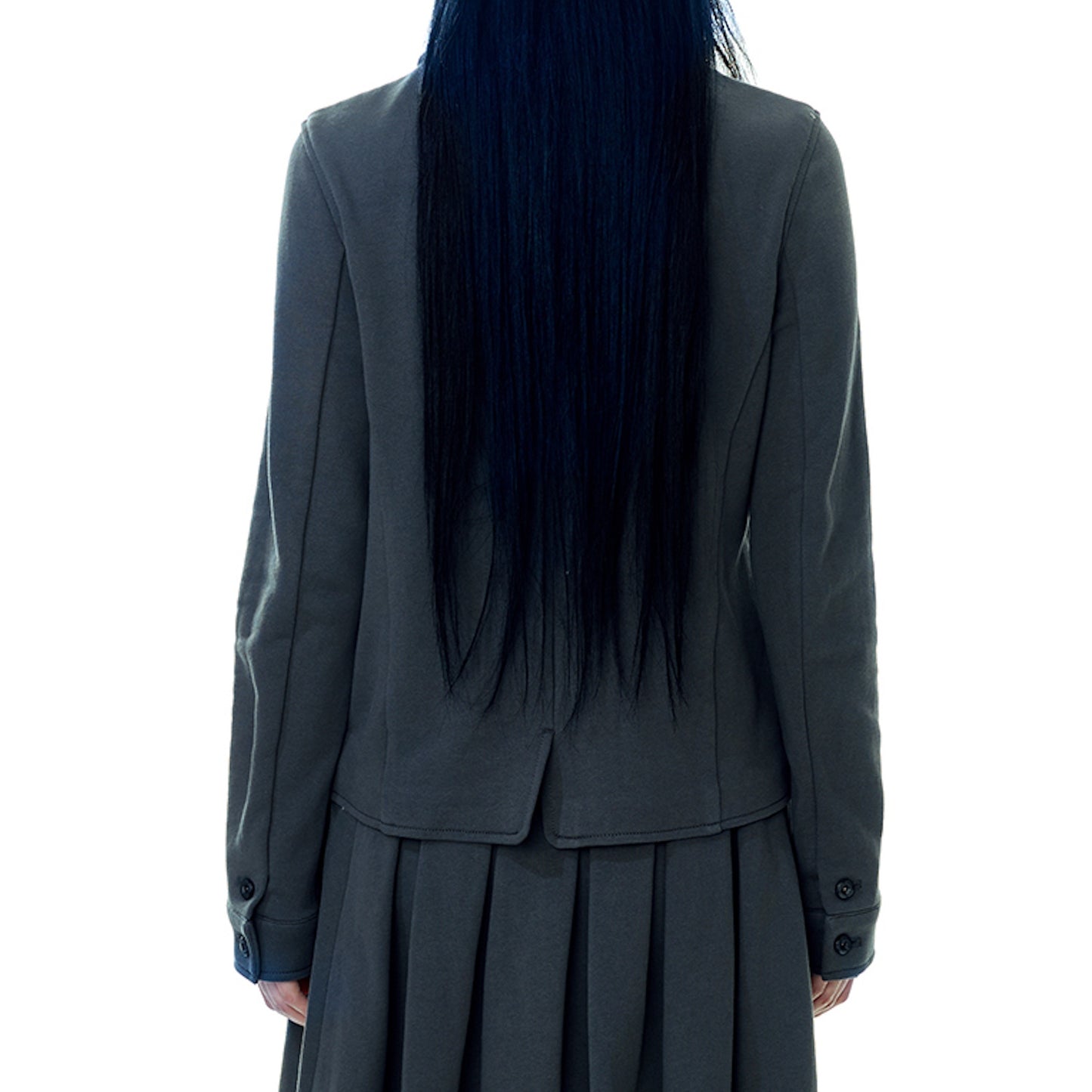 COZY SWEAT JACKET CHARCOAL