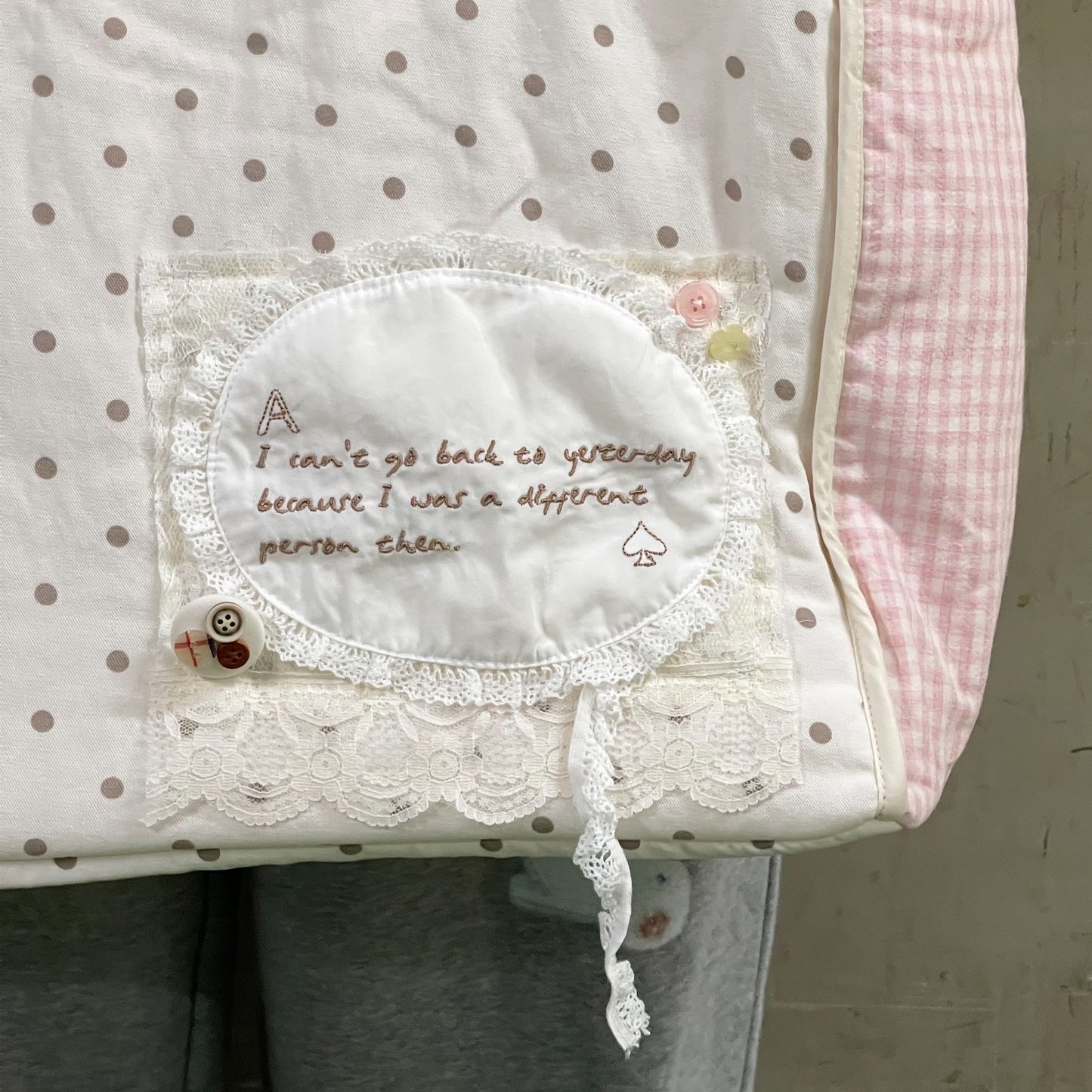 Fifi tote bag / pink / キルティングバッグ