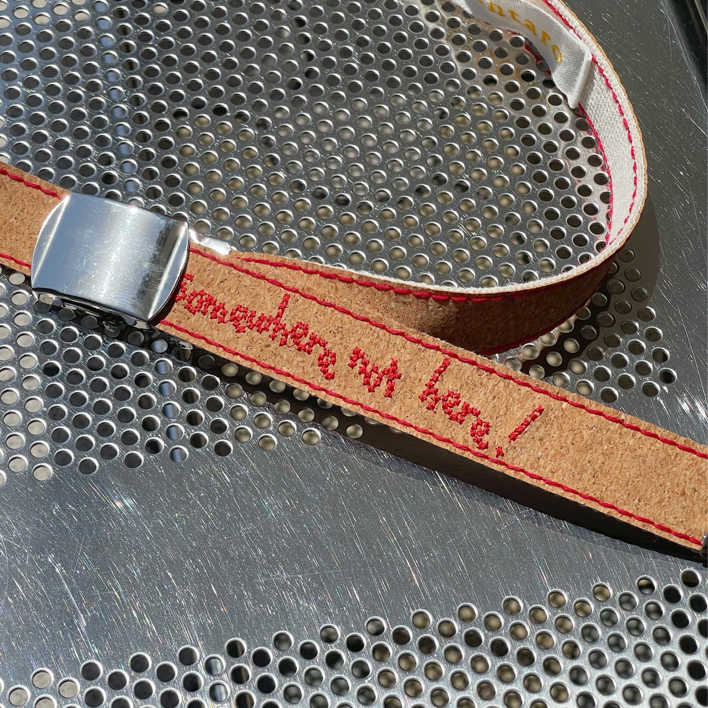 cork belt / red / コルクベルト
