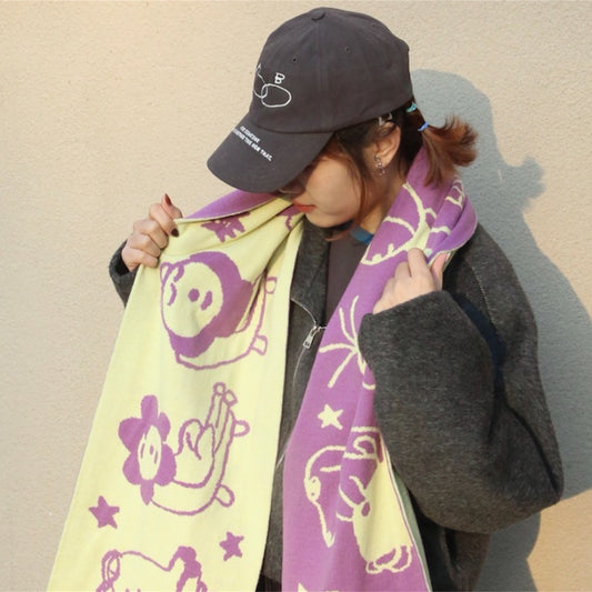Night bus tour scraf / Sakura Tamagawa / マフラー