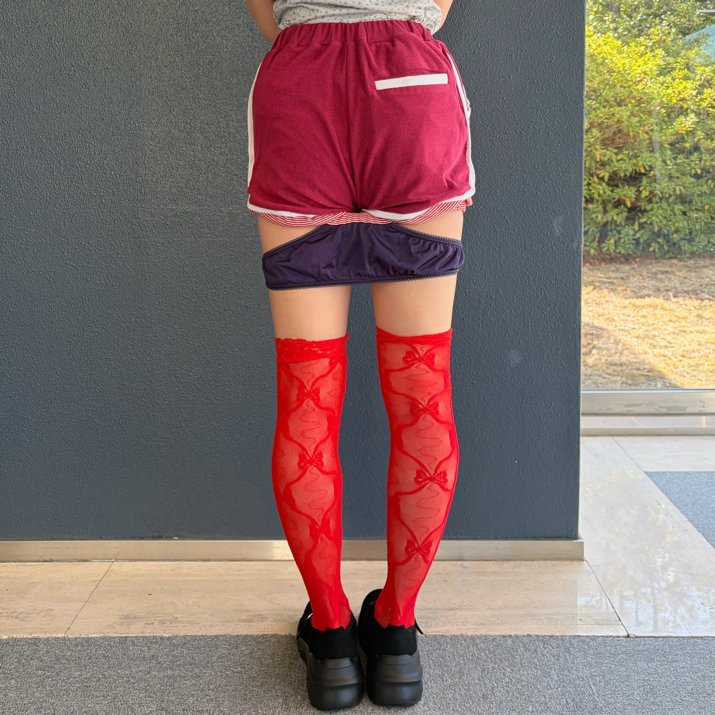 GYM UNIFORM PANTS / RED / ジムユニフォームパンツ