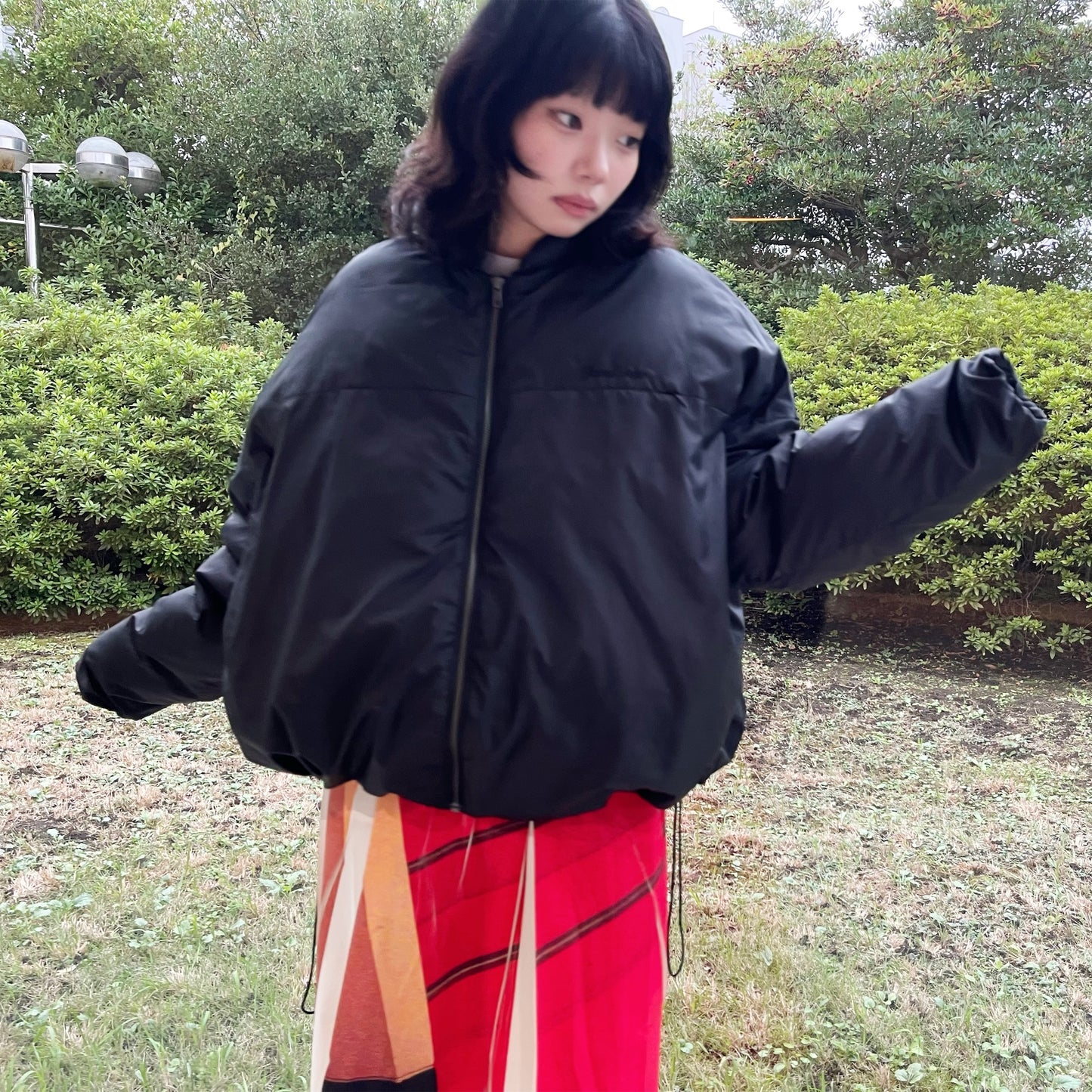 DRAW CODE DOWN / BLACK / ダウンジャケット