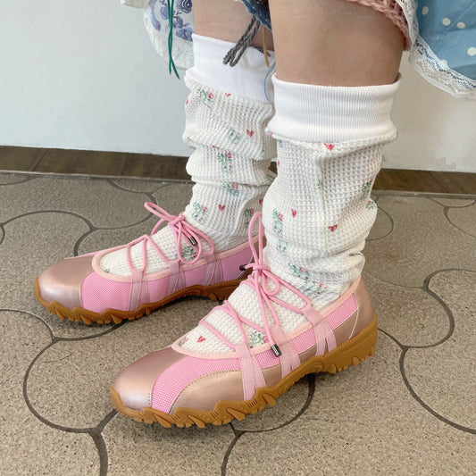 Thermal socks / White / プリントサーマルソックス