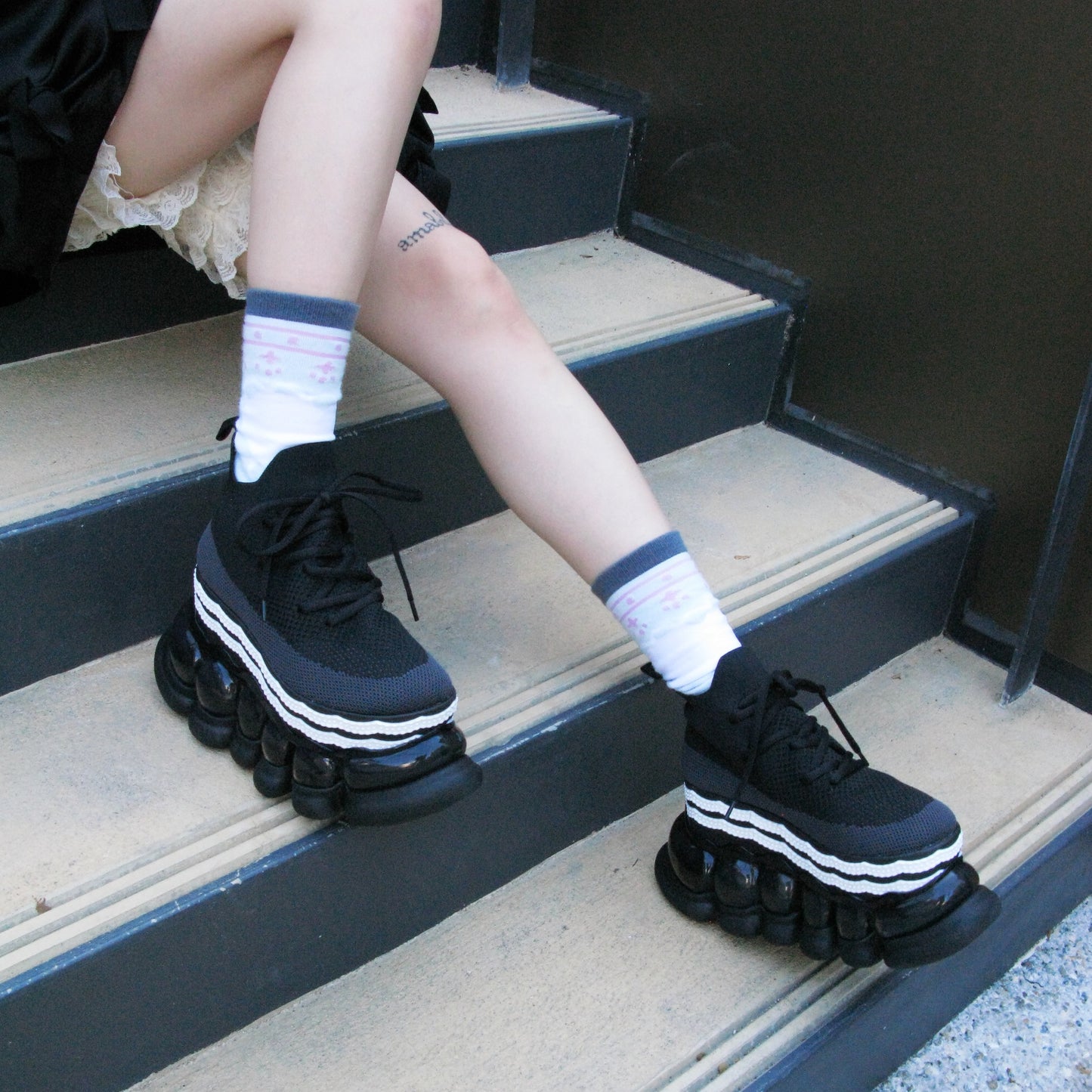 JEWELRYARK WHIPPER / BLACK / MIKIOSAKABEスニーカー