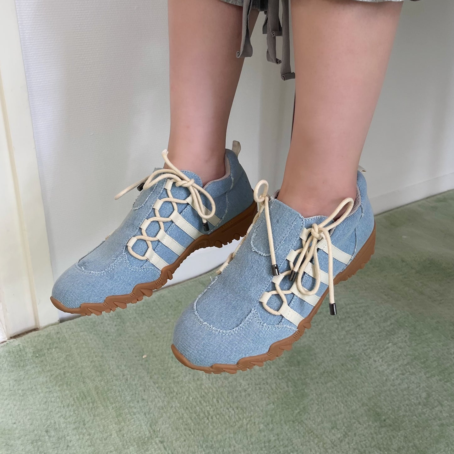 Double Bow / Denim / yushokobayashiスニーカー