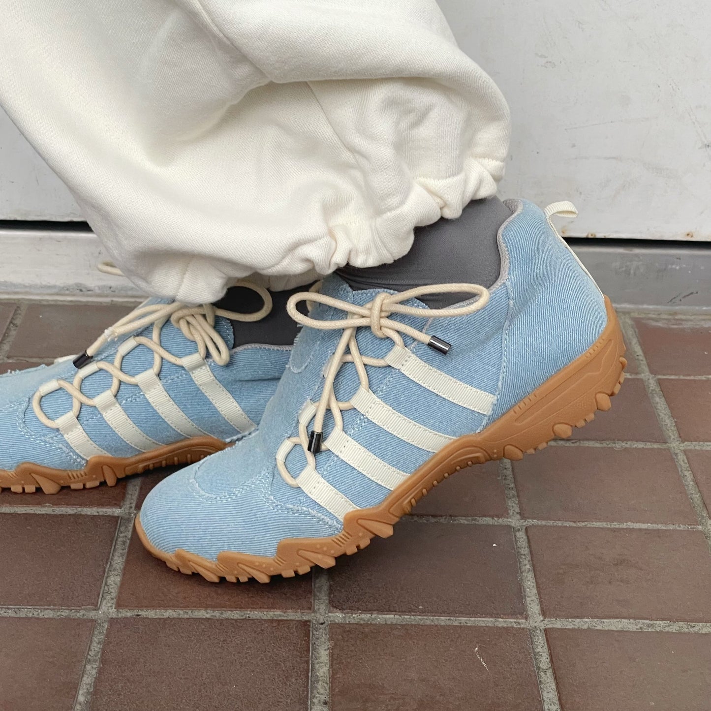 Double Bow / Denim / yushokobayashiスニーカー