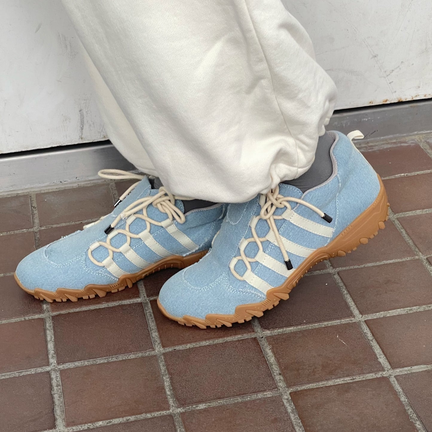Double Bow / Denim / yushokobayashiスニーカー
