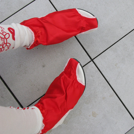 PANTY CRYSTAL HEELS / RED / ランジェリーヒール