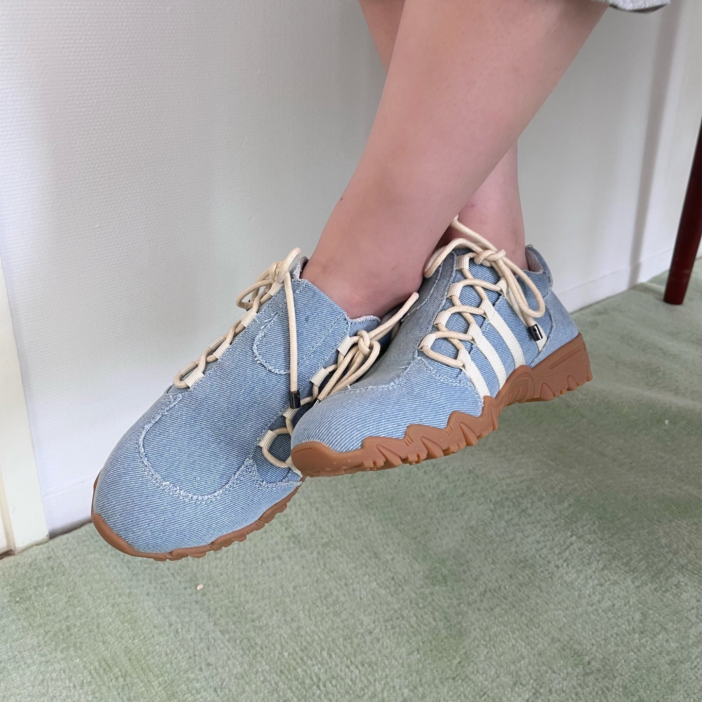 Double Bow / Denim / yushokobayashiスニーカー