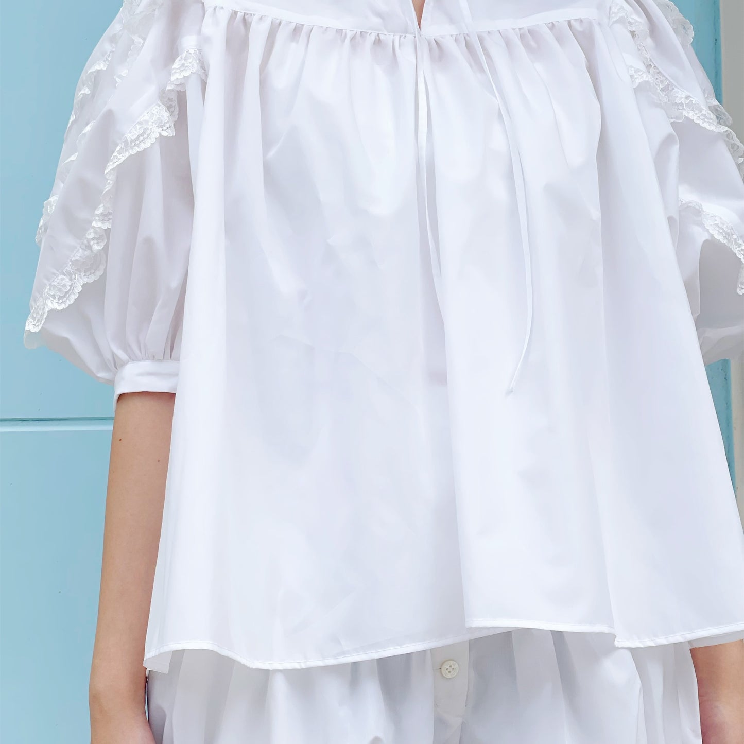 【SHEEP LIMITED】lace blouse / white / レースブラウス