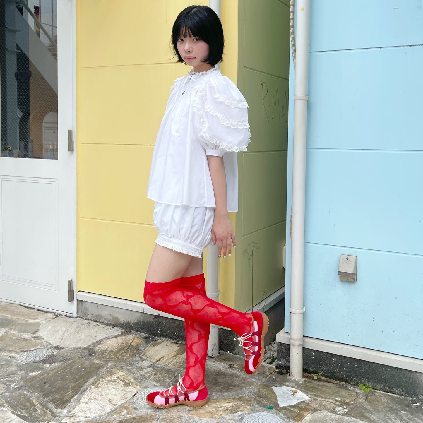 【SHEEP LIMITED】lace blouse / white / レースブラウス