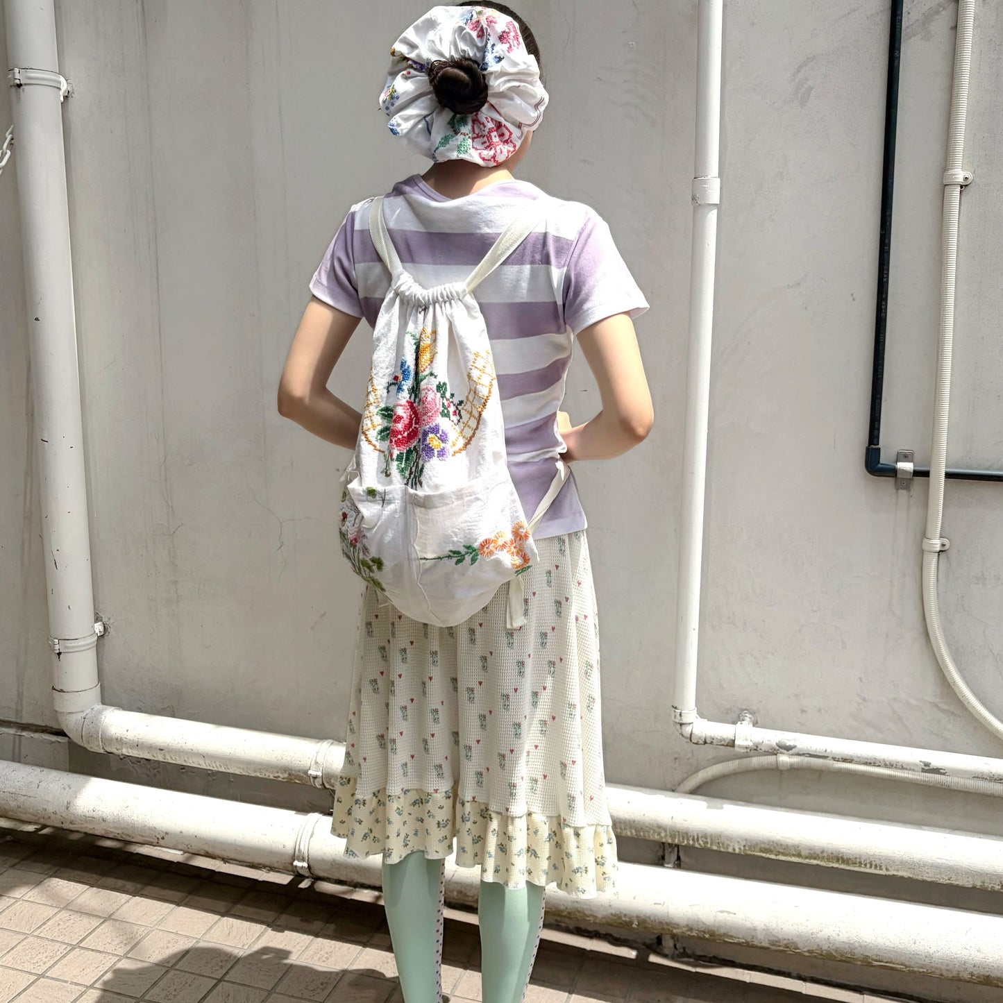 skull T-shirt / purple / スカルTシャツ