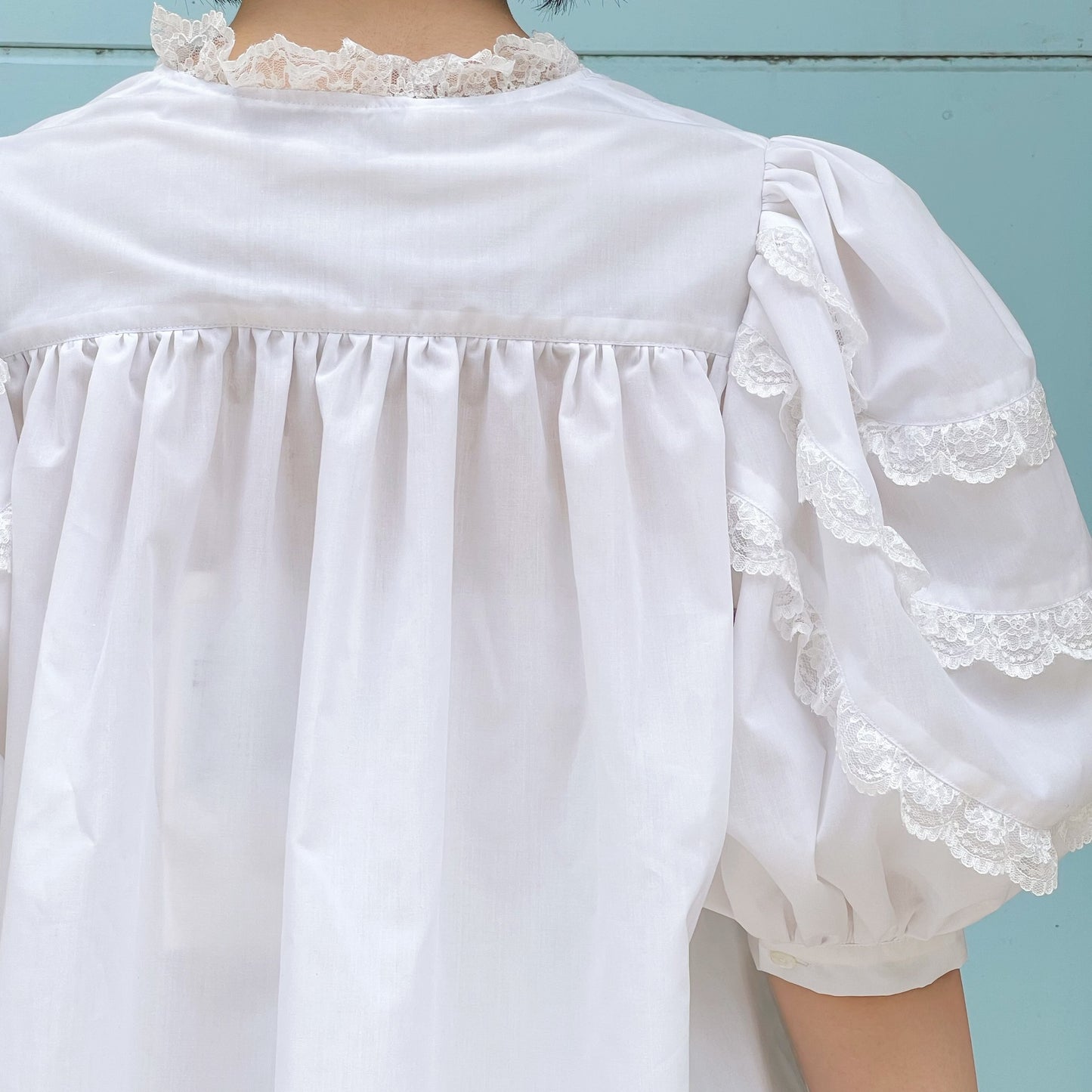 【SHEEP LIMITED】lace blouse / white / レースブラウス