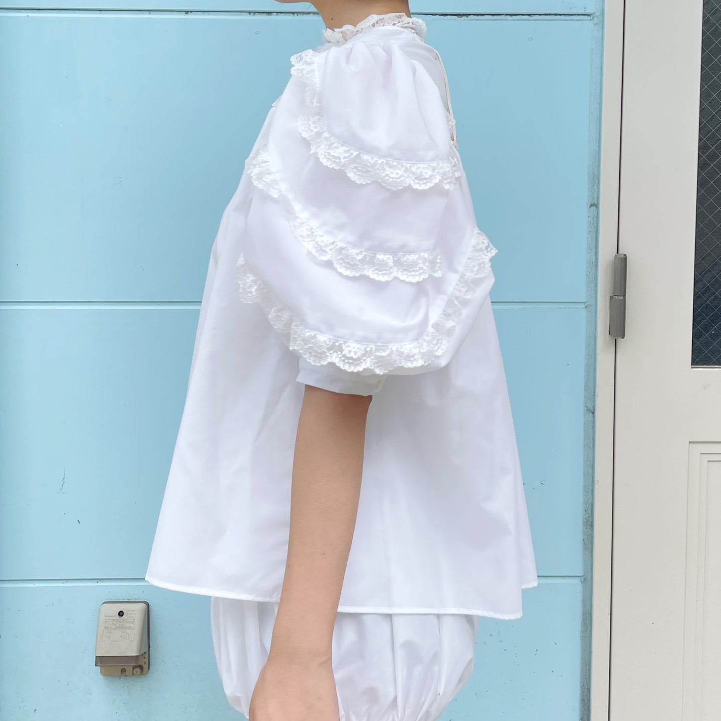 【SHEEP LIMITED】lace blouse / white / レースブラウス