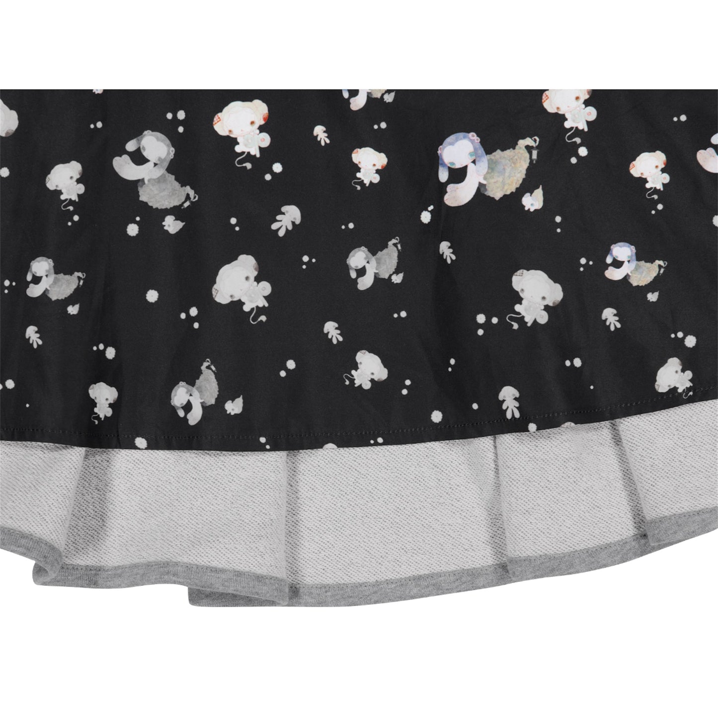 COZY SWEAT WRAP SKIRT / MELANGE GREY / スウェットラップスカート