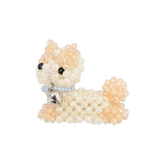 Spotted Cat Key Ring / Cream / 子ねこのキーリング