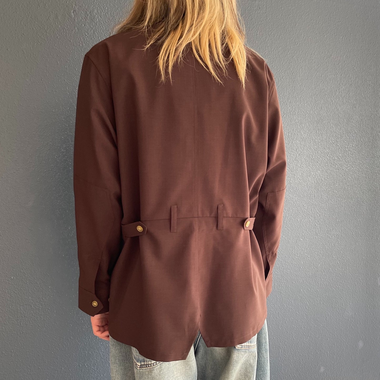 All-in-one Jumper / Brown / ダブルジップジャンパー