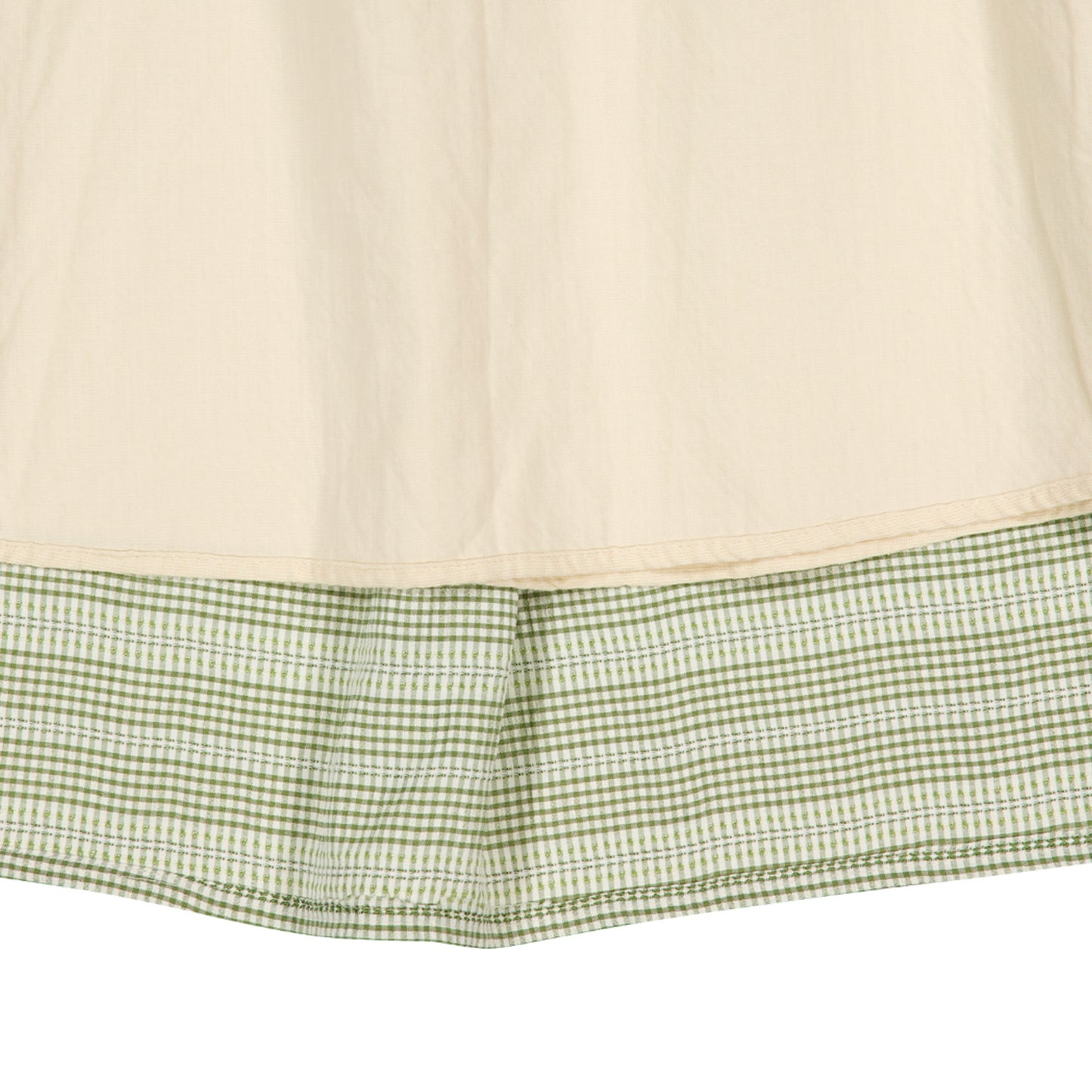 WIDE SHIRRING SKIRT / LIGHT GREY / ワイドシャーリングスカート