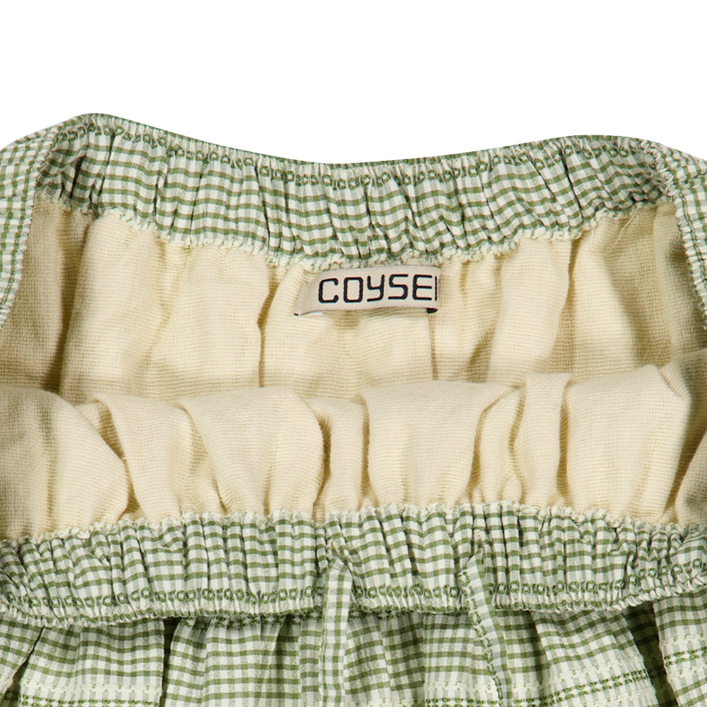 WIDE SHIRRING SKIRT / LIGHT GREY / ワイドシャーリングスカート