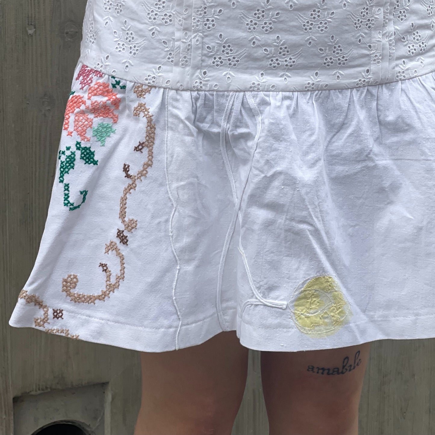 【SHEEP別注】TABLE CLOTH GATHERED SKIRT / テーブルクロスギャザースカート