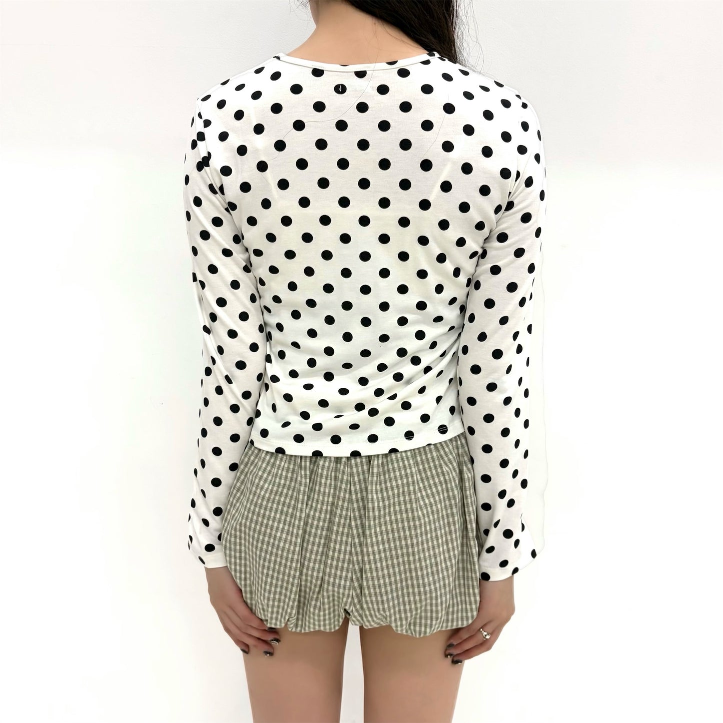 Mimi T-Shirt - Long Sleeve / Dot / ロングスリーブトップ