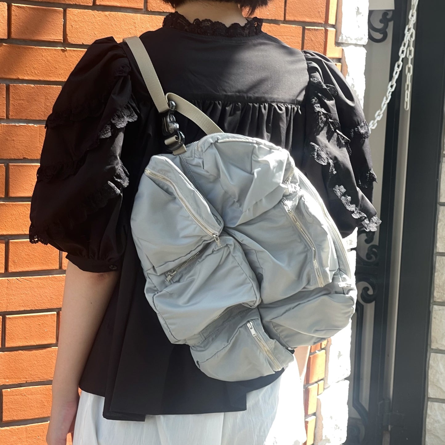 【SHEEP LIMITED】MIKIOSAKABE 7pocktes bag / Gray x Beige x Black / ショルダーバッグ
