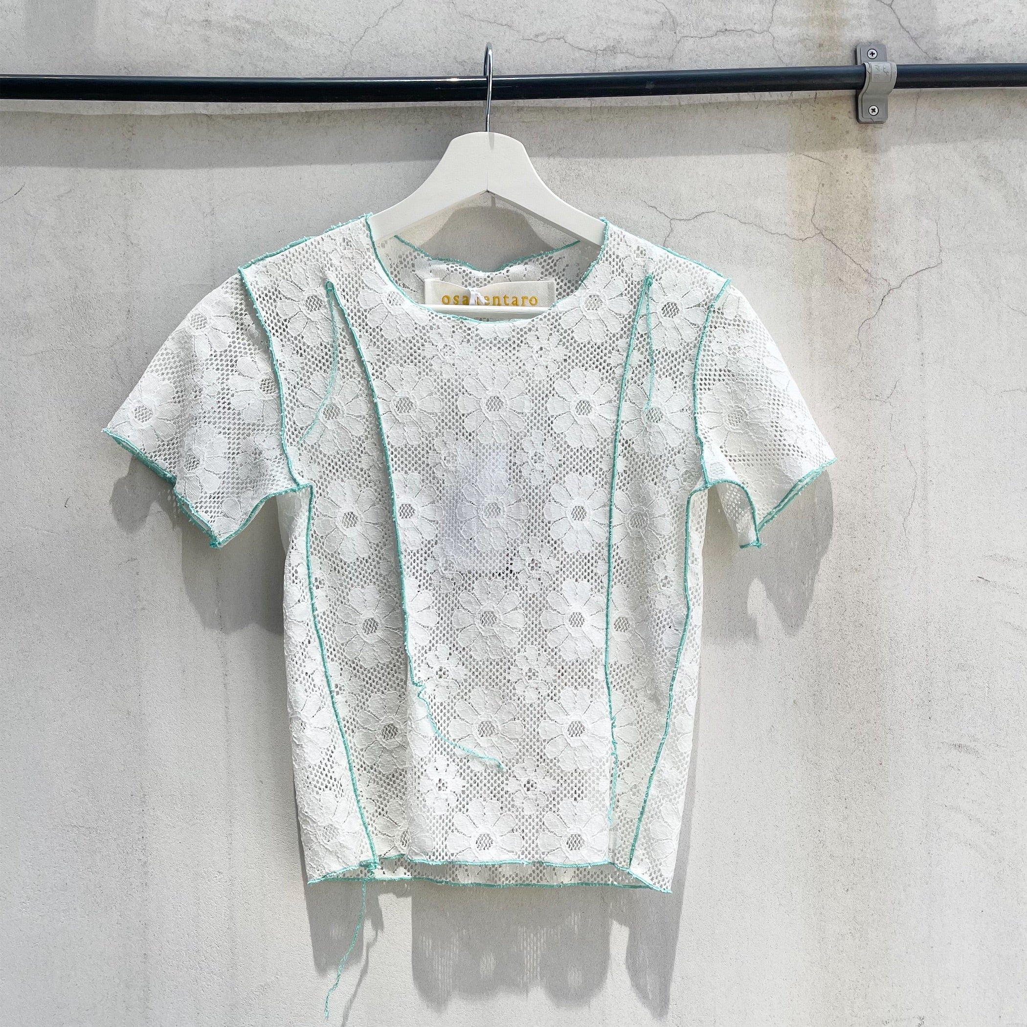 flower lace top / mint blue / フラワーレーストップ | シープ