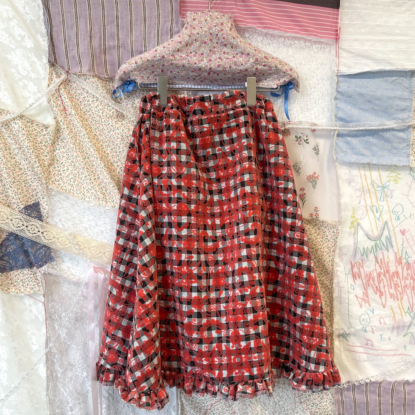 Gingham Skirt / Red Gingham / ギンガムスカート