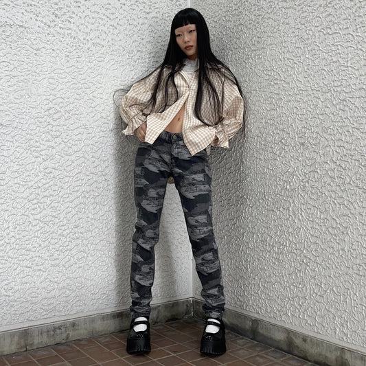 HOUSE DENIM / BLACK / ジャガードデニム