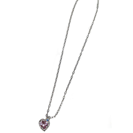 heart necklace / zirconia / ハートネックレス