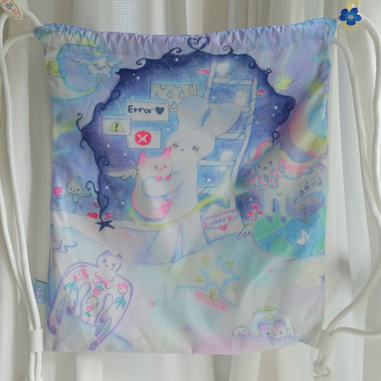 Collaboration Limited Edition Drawstring Bag / plasticpeco / ナップサック