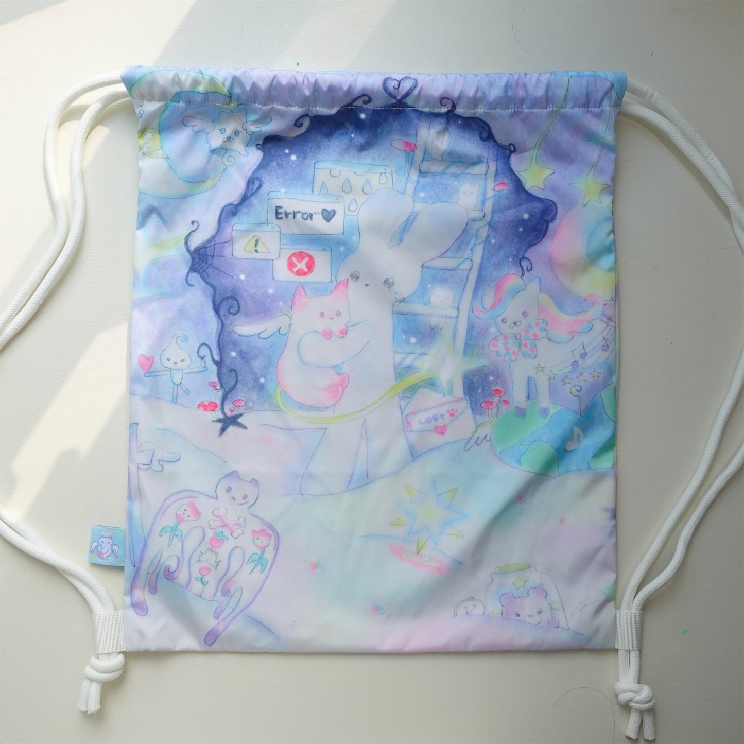 Collaboration Limited Edition Drawstring Bag / plasticpeco / ナップサック