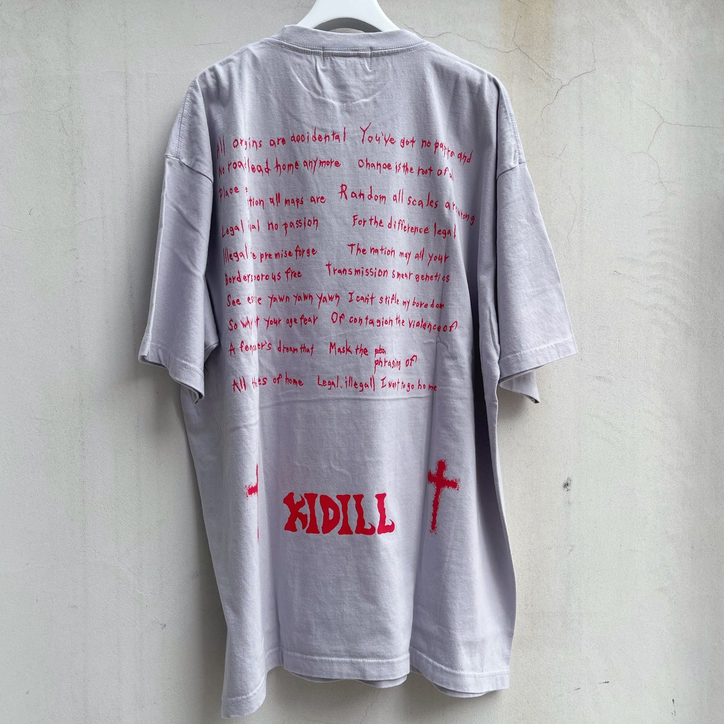 PLACE POSITION T SHIRT / VINTAGE PURPLE / グラフィックTシャツ