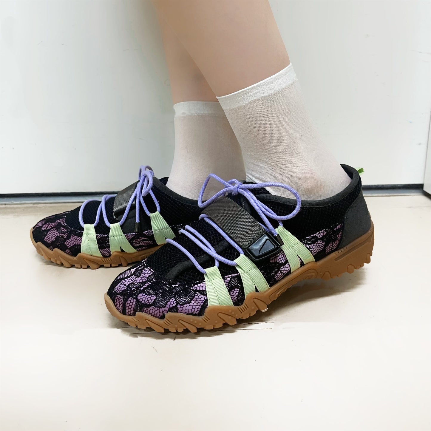 DREAM / Purple x Lace / yushokobayashiスニーカー